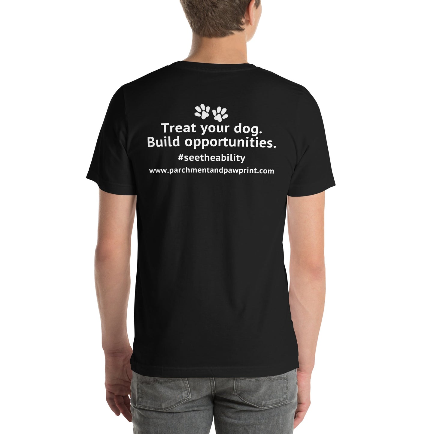 Parchment and Pawprint Tee