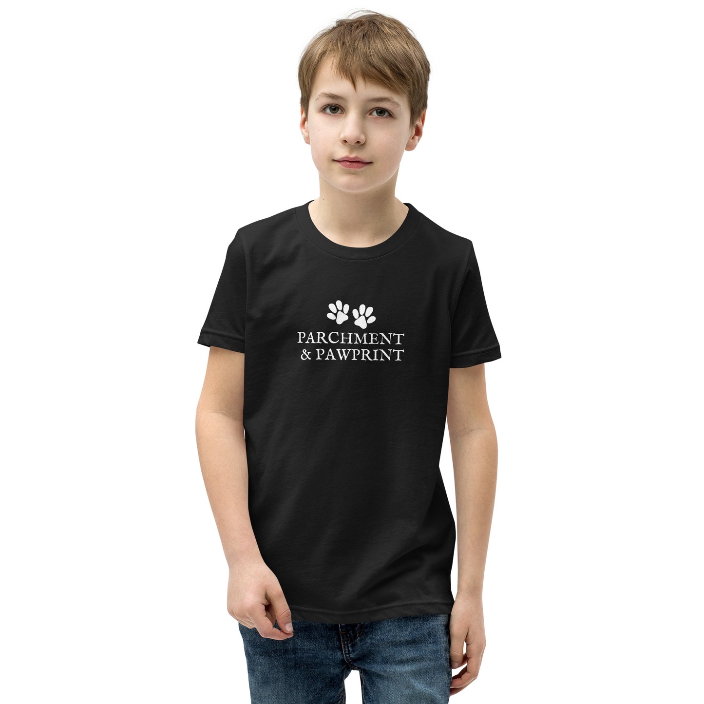 Parchment and Pawprint Youth Tee