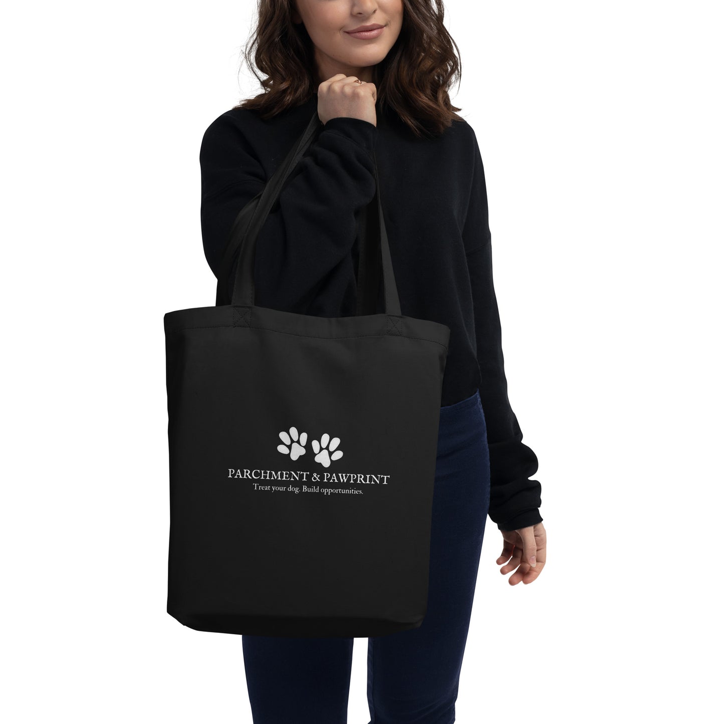 Parchment and Pawprint Eco-Friendly Tote Bag