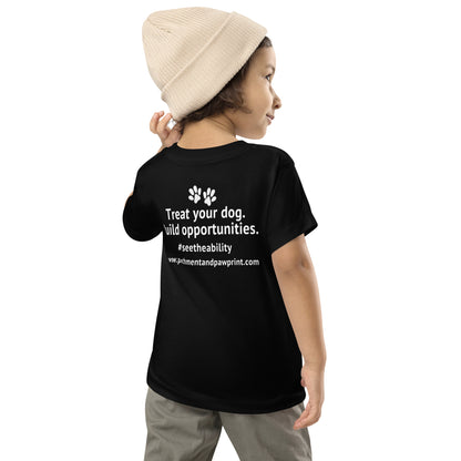 Parchment and Pawprint Toddler Tee