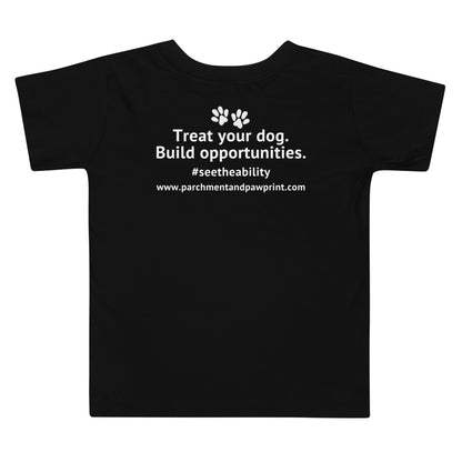 Parchment and Pawprint Toddler Tee